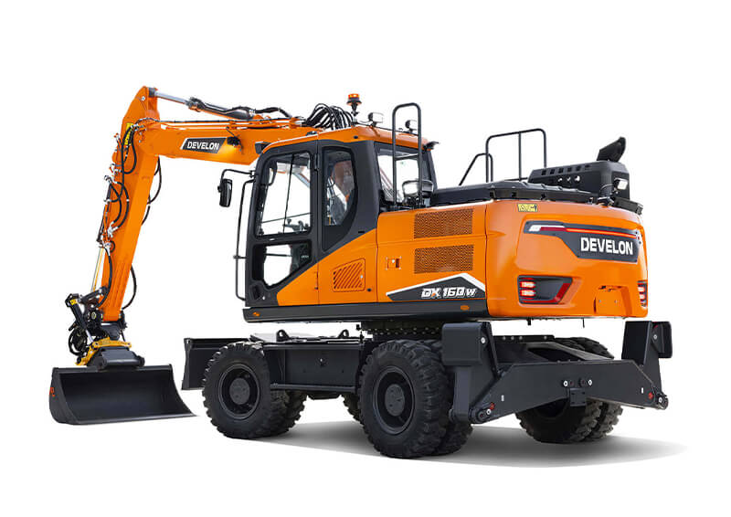 bager na kotačima Develon DX160W-7