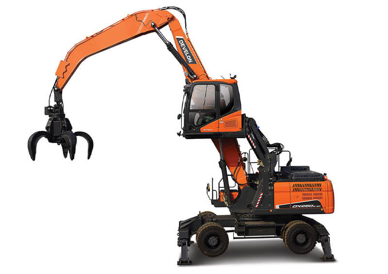 bager na kotačima Develon DX250WMH-7 model